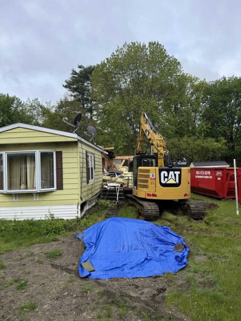 House Demolition in Hopkinton NH & Mobile Home Removal in Seabrook NH