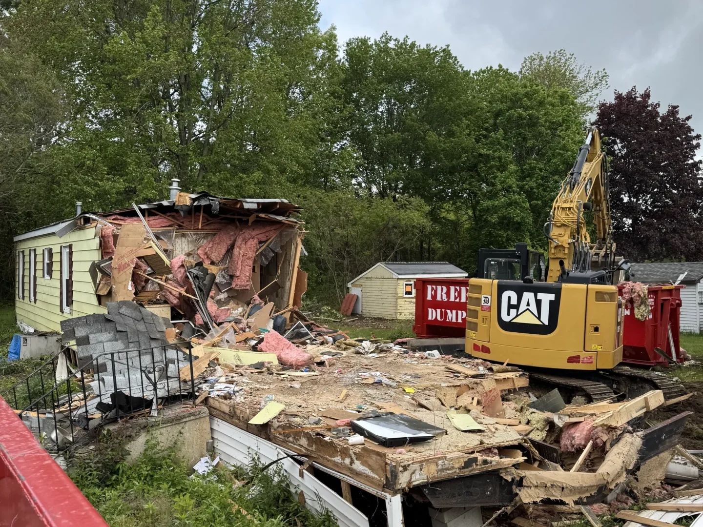 Mobile home demolition Mobile home demolition